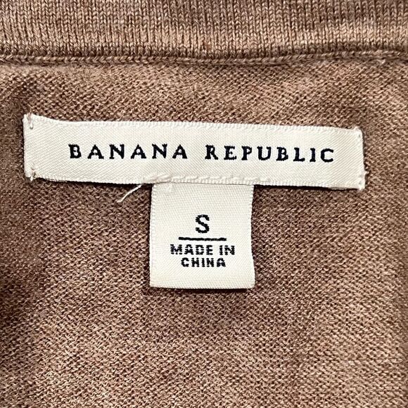 Banana Republic Wool Blend Ruffle Hem Cardigan Women’s Small - Picture 2 of 3